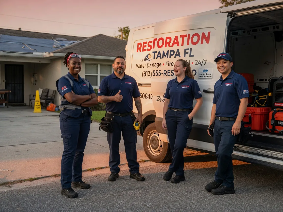 Water Damage Restoration company in Vendor, AR
